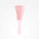 Escova Cabelo Desembaraçante Rosa Deren Curls Bifull