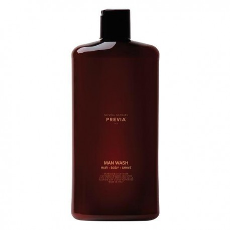 Previa Man Wash Hair + Body + Shave 250ml