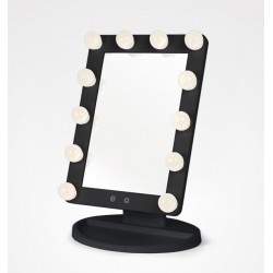 Espelho Mesa Maquilhagem Light Stage Preto